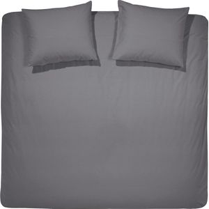 Cinderella Weekend Dekbedovertrek - 2 Persoons - Lits-jumeaux - Katoen - 240x200/220 cm - Antraciet