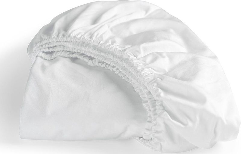 Cinderella - Sundays - Hoeslaken - Satijn - 180x200 cm - Tot 25 cm matrashoogte - Wit