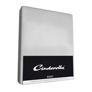 Cinderella - Sundays - Hoeslaken - 2 Persoons - 100% Katoen-Satijn - 200x210 cm - Tot 25 cm matrashoogte - Lichtgrijs