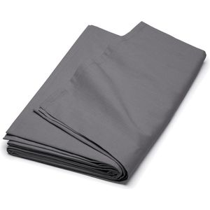 Cinderella Sundays Laken - 2 Persoons - 100% Katoen-Satijn - Bovenlaken - 200x260 cm - Antraciet