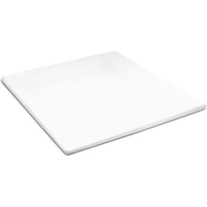 Topper Spannbettlaken Cinderella Weiß (Satin)-180 x 220 cm