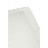 Cinderella - Sundays - Topper Hoeslaken met split - 180x210 cm - Tot 15 cm matrashoogte - 100% Katoen-Satijn - Ivoor