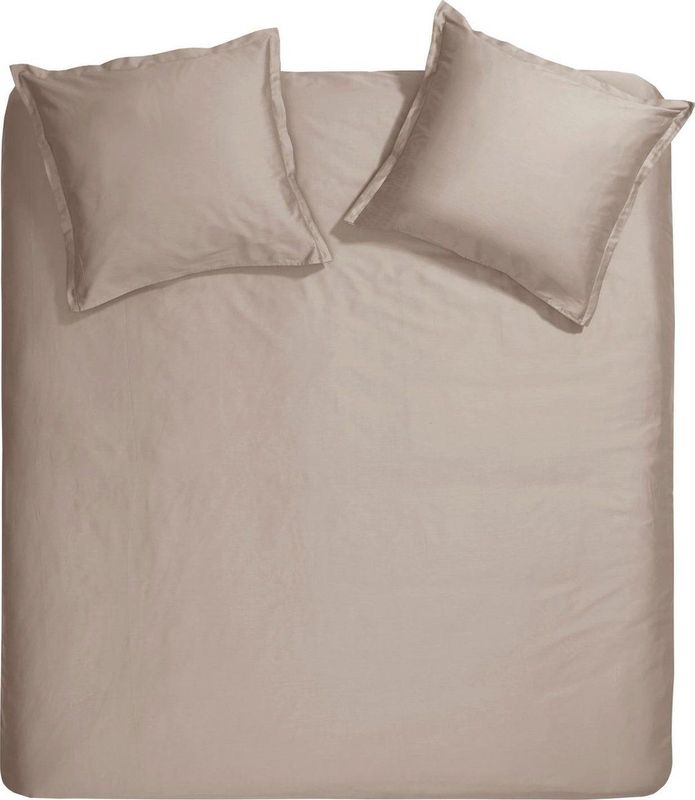 Cinderella Sundays Dekbedovertrek 2 persoons Satijn Taupe + 2 kussenslopen