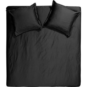 Dekbedovertrek Cinderella Black Satijn-200 x 200 / 220 cm | 2-Persoons