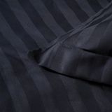 Damai Linea - Dekbedovertrek - 140x200/220 cm - Eenpersoons - Zwart