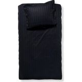 Damai Linea - Dekbedovertrek - 140x200/220 cm - Eenpersoons - Zwart