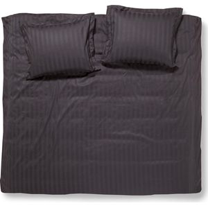 Damai Linea - Dekbedovertrek - 240x200/220 cm - Lits-jumeaux - Graphite
