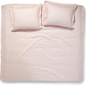 Damai - Linea - Dekbedovertrek - Blush - Katoen-Satijn - 240x200/220 cm