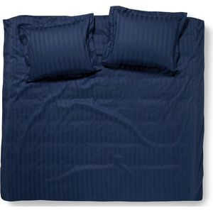 Damai Linea - Dekbedovertrek - 240x200/220 cm - Lits-jumeaux - Indigo