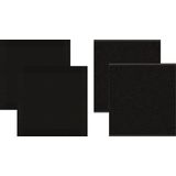 DDDDD - Cisis - 2x Theedoek & 2x Keukendoek - Ebony