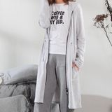 Seahorse - Taylor - Badjas - Blauw - Double-Jersey - 60% Katoen, 40% Polyester