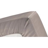 Cinderella - Topper Hoeslaken met dubbele split - Jersey - 180x200/210 cm - Taupe