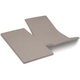 Cinderella - Topper Hoeslaken met dubbele split - Jersey - 180x200/210 cm - Taupe