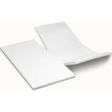 Cinderella Hoeslaken - 2 Persoons - Polyester - Matrasbeschermer - 180x200/210 cm - Tot 15 cm hoog - Wit