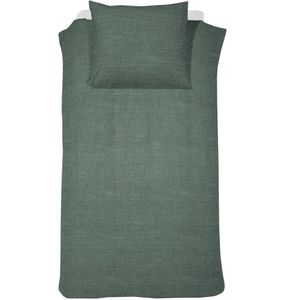 Cinderella - Lyn - Dekbedovertrek - Groen - 1 Persoons - 140x200/220 cm - Katoen + 1 Kussensloop 60x70