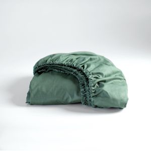 Cinderella - Weekend - Hoeslaken - Tot 25 cm matrashoogte - 100% Katoen - 180x210 cm - Groen