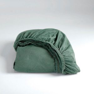 Cinderella - Hoeslaken - tot 25 cm matrashoogte - Jersey - 140x200 cm - Groen