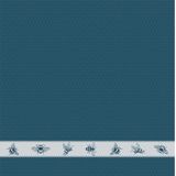 DDDDD - Bees - 6x Theedoek - Set van 6 stuks - Katoen - Honingraatprint - 60x65 cm - Bijen - Petrol
