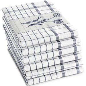 DDDDD Geschirrtuch "Lisse", (Set, 6 tlg.)
