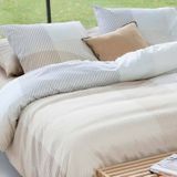 Dekbedovertrek - Wit - Katoen - 240x220 cm