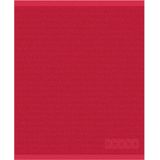 DDDDD - 6x Theedoek - Logo - 60x65 cm - Rood - Set van 6 stuks
