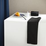 DDDDD Logo 6x Keukendoek Set van 6 stuks Katoen Keukenhanddoeken Zwart