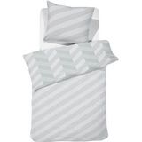 Dekbedovertrek - Wit - Katoen - 240x220 cm