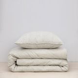 Dekbedovertrek - Wit - Katoen - 1 Persoon