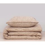 Damai - Ebba - Dekbedovertrek - Terra Cotta - Biologisch Katoen