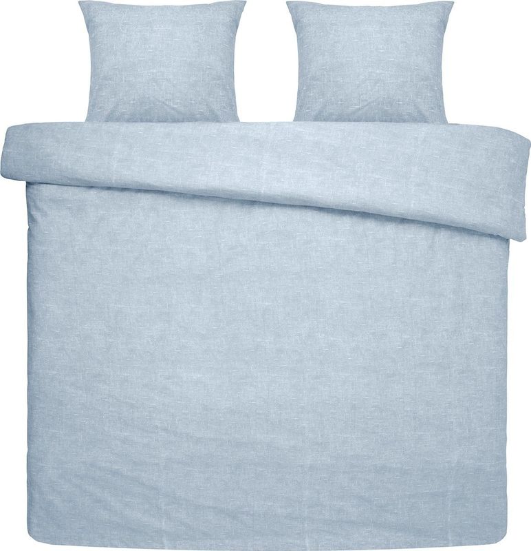Damai dekbedovertrek Ebba - Biologisch Katoen - 240x200/220 cm - Soft Blue