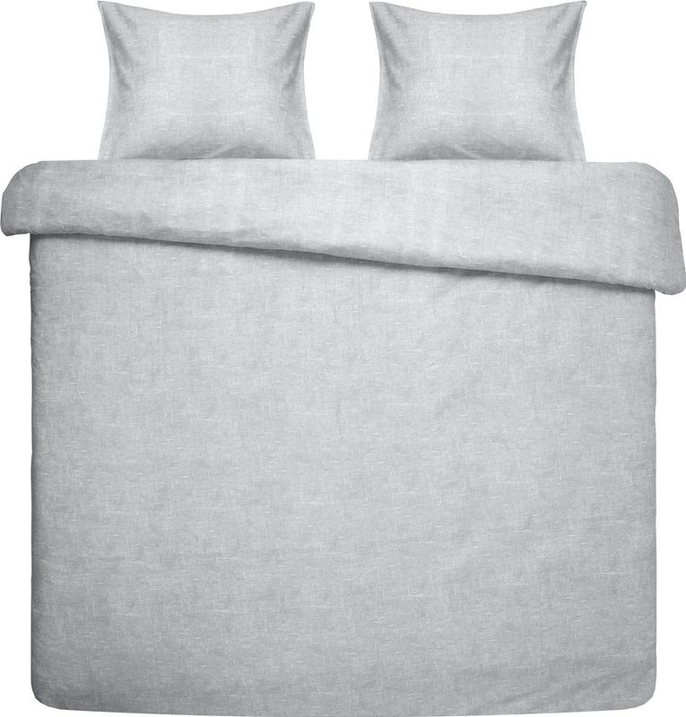Damai - Ebba - Dekbedovertrek - Grijs - Biologisch Katoen - Inclusief 2 Kussenslopen
