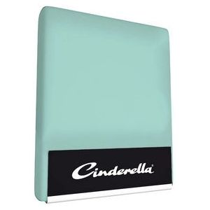 Cinderella - Weekend - Hoeslaken - 100% Katoen - Tot 25 cm matrashoogte - 80x200 cm - Mineraal Groen