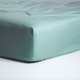 Spannbettuch Cinderella Weekend Mineral Green (Baumwolle)-120 x 200 cm