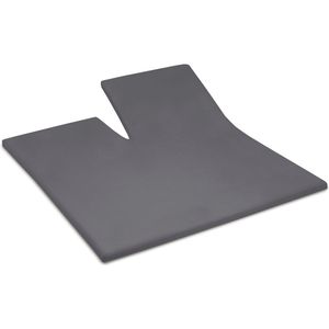 Split Topper Hoeslaken Cinderella Anthracite (Katoen)-200 x 200 cm