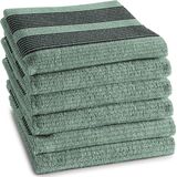 DDDDD keukendoek Baxter - 50x55 cm - Green - 6 stuks