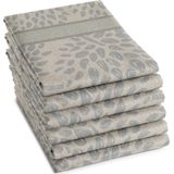 Geschirrtuch DDDDD Trees Taupe 60 x 65 cm (6-Delig)
