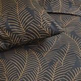 Damai Bellezza - Dekbedovertrek - Satijn - 240x200/220 cm - Zwart + 2 kussenslopen 60x70