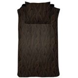 Damai Bellezza - Dekbedovertrek - Satijn - 240x200/220 cm - Zwart + 2 kussenslopen 60x70