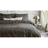 Damai Bellezza - Dekbedovertrek - Satijn - 240x200/220 cm - Zwart + 2 kussenslopen 60x70