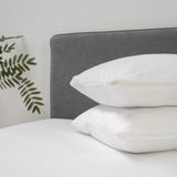 Cinderella - Premium Molton Kussenslopen - Wit - 100% Katoen - Set van 2