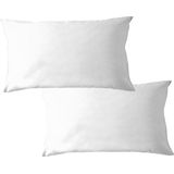 Cinderella - Premium Molton Kussenslopen - Wit - 100% Katoen - Set van 2