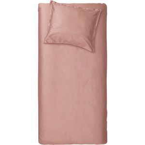 Cinderella Sundays Dekbedovertrek - 1 persoons - Satijn - 140x200/220 cm - licht roze