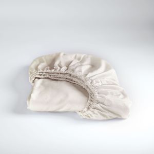 Spannbettuch Cinderella Sundays Light Sand (Satin)-180 x 210 cm