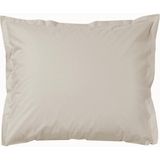 Cinderella Sundays Kussensloop - Set van 2 - Katoensatijn - Met Instopstrook - 60x70 cm - Zandkleur