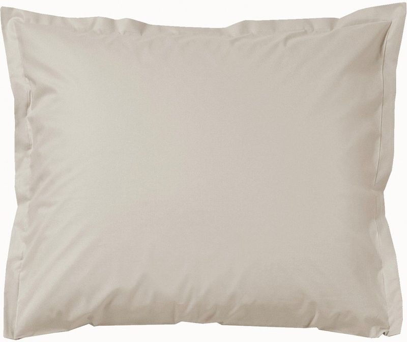 Cinderella Sundays Kussensloop - Set van 2 - Katoensatijn - Met Instopstrook - 60x70 cm - Zandkleur