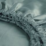 Spannbettuch Cinderella Sundays Mineral Green (Satin)-90 x 220 cm