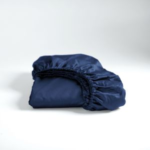 Spannbettuch Cinderella Sundays Navy (Satin)-70 x 200 cm