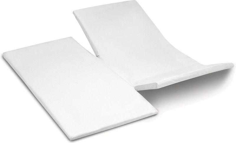 Spannbettlaken mit geteiltem Topper Cinderella Sundays Weiß (Satin)-180 x 200 cm