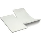 Cinderella - Sundays - Topper Hoeslaken met dubbele split - Tot 15 cm matrashoogte - Satijn - 180x200 cm - Ivoor