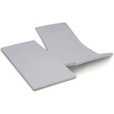Spannbettlaken mit geteiltem Topper Cinderella Sundays Light Grey (Satin)-200 x 220 cm
